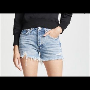 AGolde Parker Vintage Loose Fit Cutoff Shorts